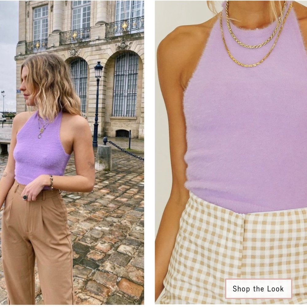 Halter Knit Top